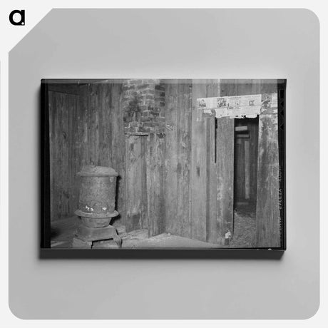 アートパネル-Interior of Old Slave Quarters Near Caruthersville, Missouri
 - ラッセル リー Canvas.