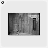 アートポストカード-Interior of Old Slave Quarters Near Caruthersville, Missouri
 - ラッセル リー Postcard.