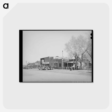 アートポストカード-Main Street, Springerville
 - ラッセル リー Postcard.