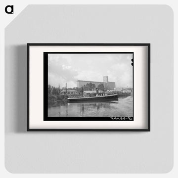 Flour Mill and Tug, Port of Houston
 - ラッセル リー Poster.