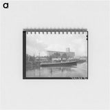 アートメモ帳-Flour Mill and Tug, Port of Houston
 - ラッセル リー Memo.