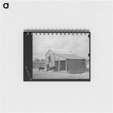 アートメモ帳-M. LaBlanc Feeding Hogs, Morganza, Louisiana
 - ラッセル リー Memo.
