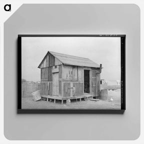 アートパネル-House Constructed of Airplane Crates, San Antonio
 - ラッセル リー Canvas.
