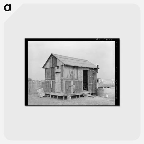 アートポストカード-House Constructed of Airplane Crates, San Antonio
 - ラッセル リー Postcard.