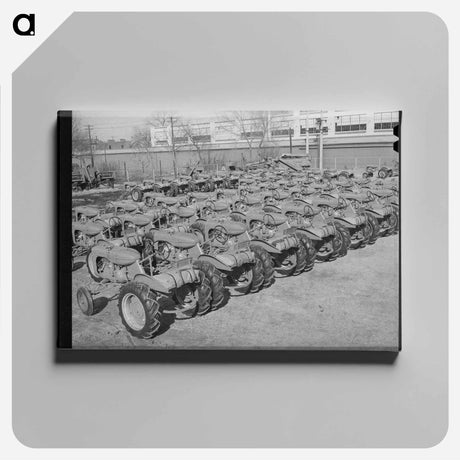アートパネル-Tractors, Farm Equipment Warehouse, Oklahoma City
 - ラッセル リー Canvas.