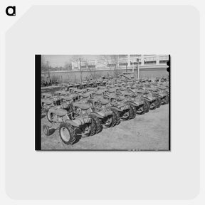 アートポストカード-Tractors, Farm Equipment Warehouse, Oklahoma City
 - ラッセル リー Postcard.