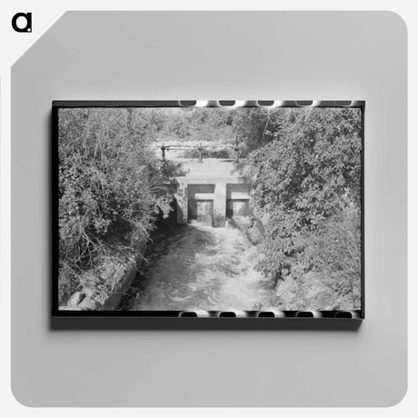 アートパネル-Irrigation Ditch on the Logan River, Cache County, Utah
 - ラッセル リー Canvas.