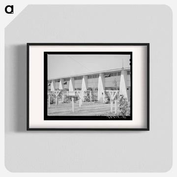 Backyards of Apartment Building at the Arizona Part-Time Farms
 - ラッセル リー Poster.