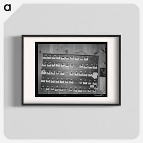 アートポスター-Tourist Court Occupancy Board
 - ラッセル リー Poster.