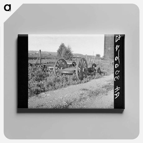 アートパネル-Lumber Wagon, Tower, Minnesota
 - ラッセル リー Canvas.