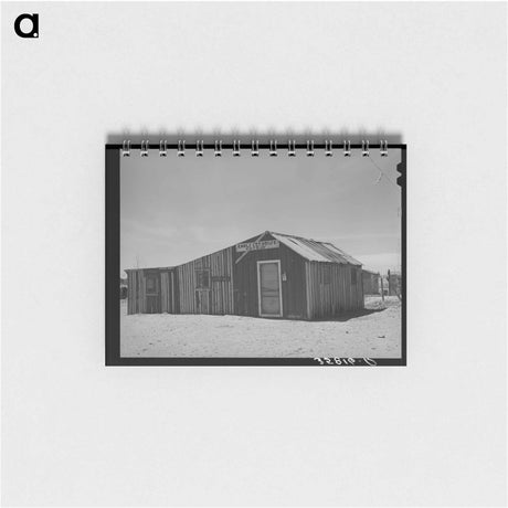 アートメモ帳-Cot Houses, Hobbs, New Mexico
 - ラッセル リー Memo.