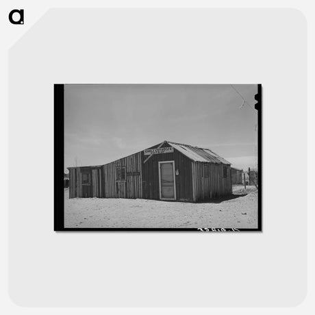 アートポストカード-Cot Houses, Hobbs, New Mexico
 - ラッセル リー Postcard.