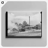 アートパネル-Sawdust Pile at Wells, Texas
 - ラッセル リー Canvas.