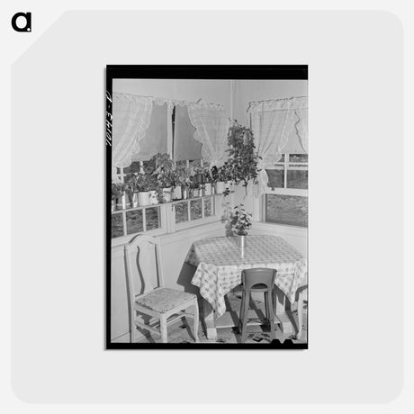 アートポストカード-Farm Kitchen, Boundary County, Idaho
 - ラッセル リー Postcard.