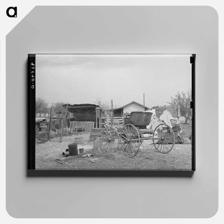 アートパネル-Backyard of Mexican House, San Antonio, Texas
 - ラッセル リー Canvas.