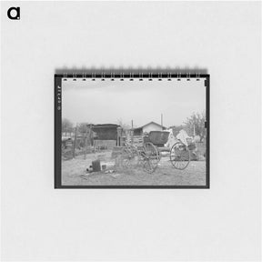 アートメモ帳-Backyard of Mexican House, San Antonio, Texas
 - ラッセル リー Memo.