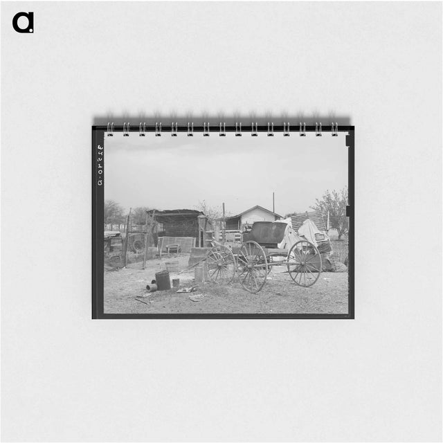 アートメモ帳-Backyard of Mexican House, San Antonio, Texas
 - ラッセル リー Memo.