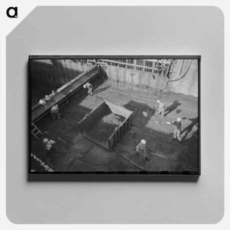 アートパネル-Shasta Dam Construction
 - ラッセル リー Canvas.