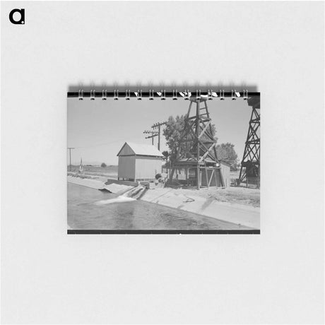 アートメモ帳-Irrigation Ditch, Maricopa County, Arizona
 - ラッセル リー Memo.