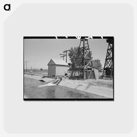 アートポストカード-Irrigation Ditch, Maricopa County, Arizona
 - ラッセル リー Postcard.