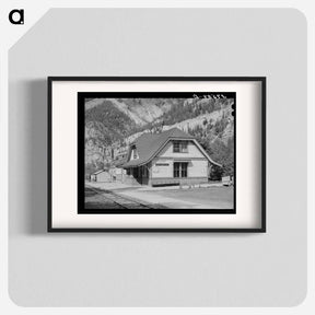 アートポスター-Railroad Station at Ouray, Colorado
 - ラッセル リー Poster.