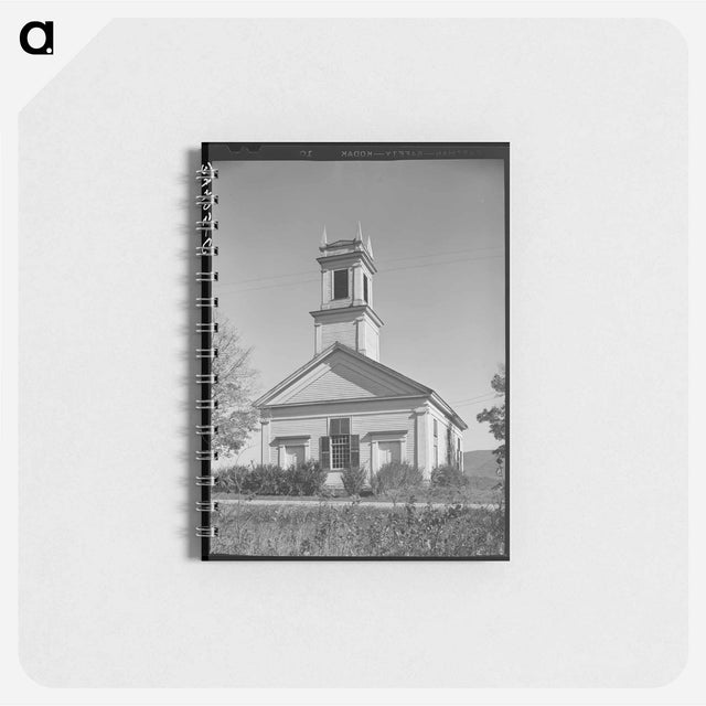 アートメモ帳-Church along U.S. No. 7 near Arlington, Vermont
 - ラッセル リー Memo.