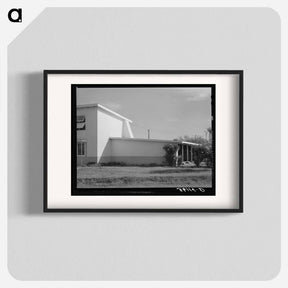 アートポスター-Apartment House and Garage, Arizona Part-Time Farms
 - ラッセル リー Poster.