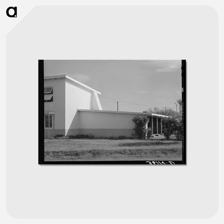 アートポストカード-Apartment House and Garage, Arizona Part-Time Farms
 - ラッセル リー Postcard.