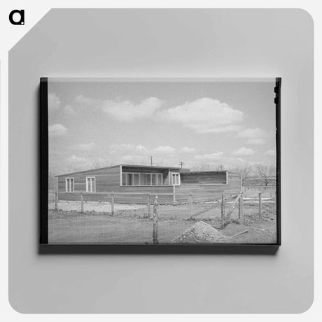 アートパネル-Home of Manager, Migratory Labor Camp, Robstown, Texas
 - ラッセル リー Canvas.