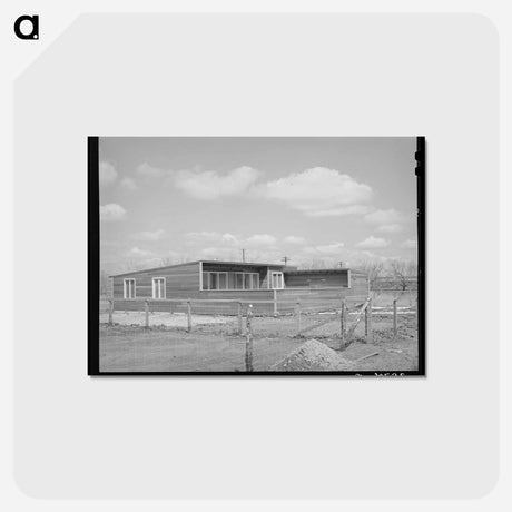 アートポストカード-Home of Manager, Migratory Labor Camp, Robstown, Texas
 - ラッセル リー Postcard.