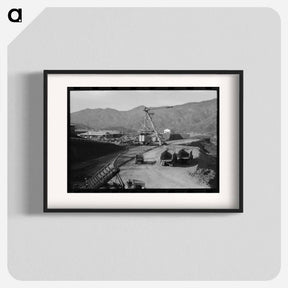 アートポスター-Shasta Dam Under Construction, Shasta, California
 - ラッセル リー Poster.