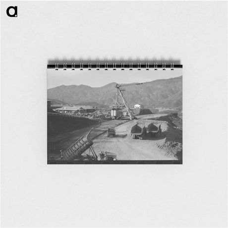 アートメモ帳-Shasta Dam Under Construction, Shasta, California
 - ラッセル リー Memo.