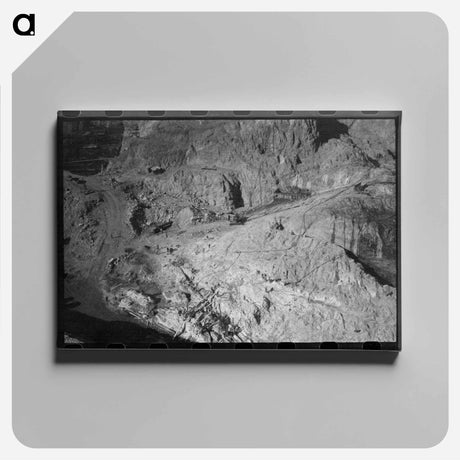 アートパネル-Shasta Dam Under Construction, Shasta County, California
 - ラッセル リー Canvas.