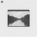 アートメモ帳-Trees and Moss Along the Bayou, Port of Houston
 - ラッセル リー Memo.