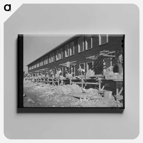 アートパネル-Housing Construction at Corpus Christi Naval Air Base
 - ラッセル リー Canvas.