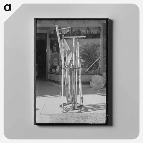 アートパネル-Garden Tools in Front of Hardware Store, Eudora, Arkansas
 - ラッセル リー Canvas.