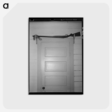 アートポストカード-Shotgun Over the Door, Crowley, Louisiana
 - ラッセル リー Postcard.