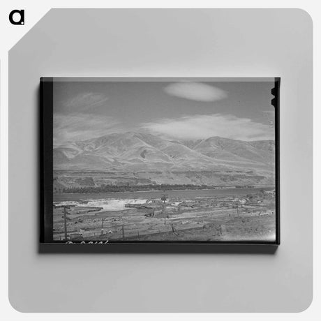 アートパネル-Columbia River at Celilo Falls
 - ラッセル リー Canvas.