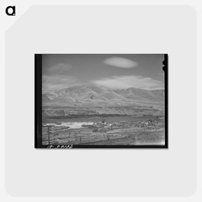 アートポストカード-Columbia River at Celilo Falls
 - ラッセル リー Postcard.