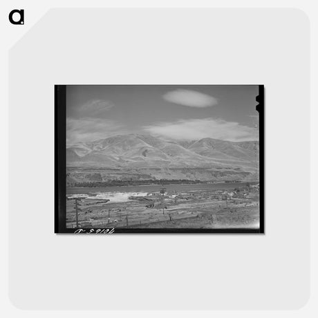 アートポストカード-Columbia River at Celilo Falls
 - ラッセル リー Postcard.