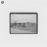 アートメモ帳-House of Member of the Mineral King Cooperative Farm, Tulare County, California
 - ラッセル リー Memo.