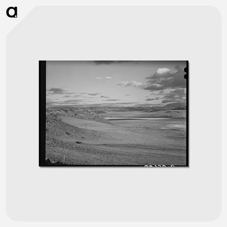 アートポストカード-Little Colorado River Valley, Apache County, Arizona
 - ラッセル リー Postcard.
