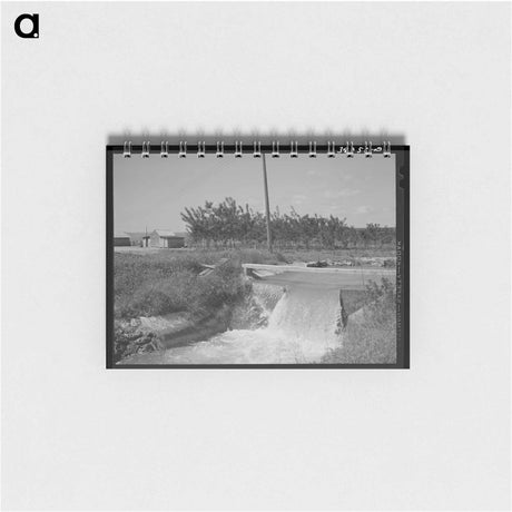 アートメモ帳-Irrigation Ditch and Farmstead, Nyssa Heights, Oregon
 - ラッセル リー Memo.