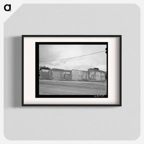 アートポスター-Crumbling Walls, Tombstone, Arizona
 - ラッセル リー Poster.