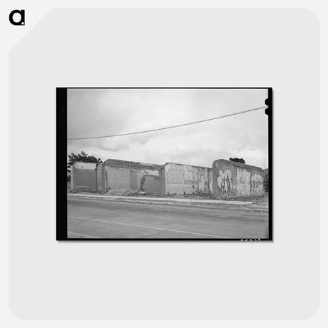 アートポストカード-Crumbling Walls, Tombstone, Arizona
 - ラッセル リー Postcard.