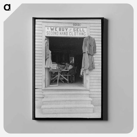 アートパネル-Secondhand Clothing Store, Corpus Christi, Texas
 - ラッセル リー Canvas.
