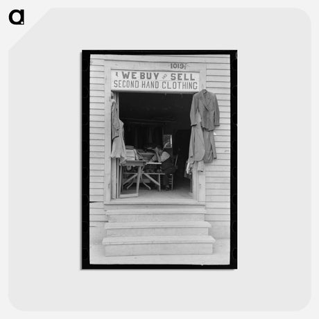 アートポストカード-Secondhand Clothing Store, Corpus Christi, Texas
 - ラッセル リー Postcard.