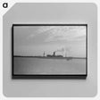 アートパネル-Pilot Stepping from Pilot Boat to Dock, Pilottown, Louisiana
 - ラッセル リー Canvas.