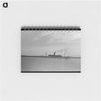 アートメモ帳-Pilot Stepping from Pilot Boat to Dock, Pilottown, Louisiana
 - ラッセル リー Memo.