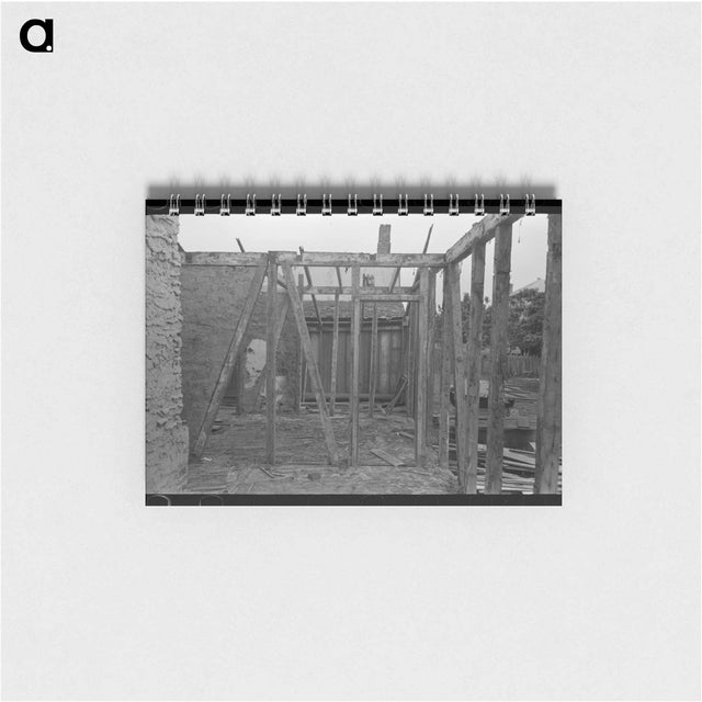 アートメモ帳-Side Wall Construction, Edgard, Louisiana
 - ラッセル リー Memo.
